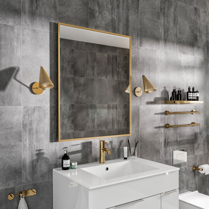 Eviva Gold Gold Metal Framed Mirror