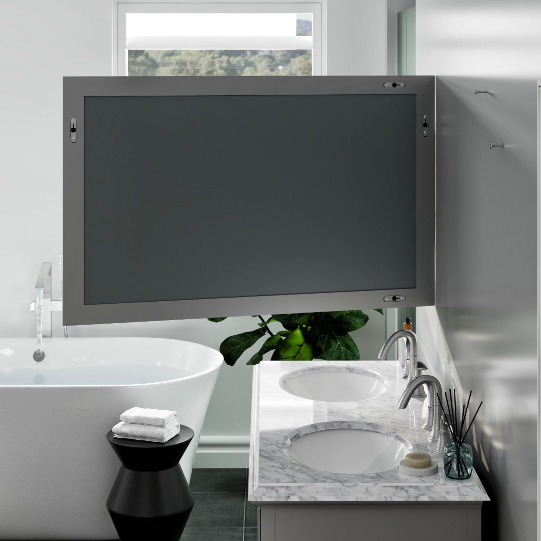 Eviva Aberdeen 72" x 30" Rectangular White Wooden Framed Mirror