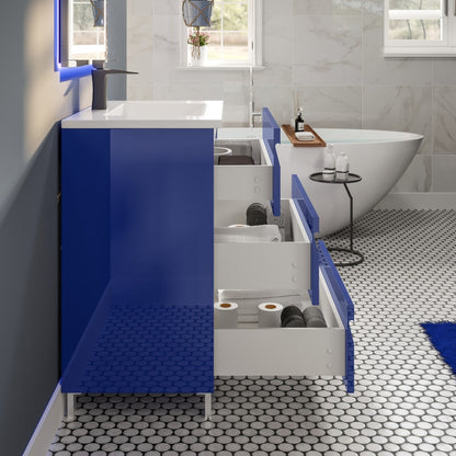 Eviva Joy Bath Vanity with Porcelain Top and Integrated Sink (24"-40")