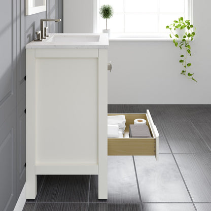 Eviva Aberdeen Bath Vanity with Counter Top and Undermount Porcelain Sink (24"-96")