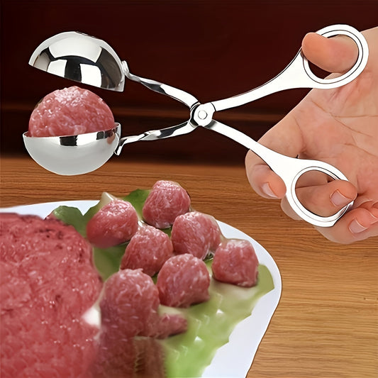 Effortless NonStick Stainless Steel Meatball Maker for Camping