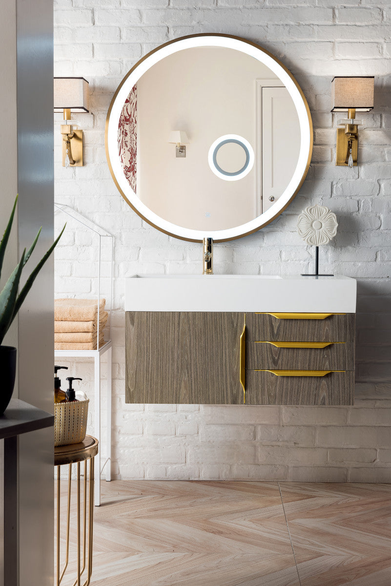 Columbia 36" Single Wall Mount Vanity Cabinet