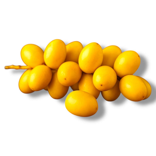 1Lb Fresh Barhi Dates - Yellow Dates Rich In Fiber, Nutrients, Ideal For Snacking And Recipes
