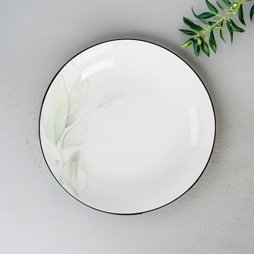 Chic Floral Ceramic Plate  Durable Elegant AllSeason Dinnerware