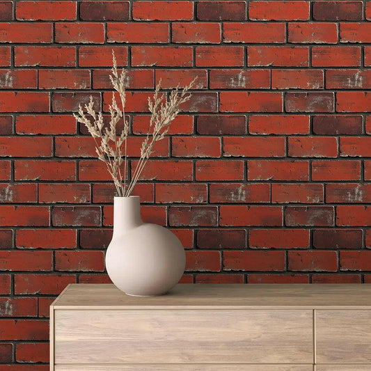 Heritage Red Brickwork Wallpaper