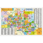 Phoenix Metro Area Zip Code Map - Zip Codes Colored - POSTER PRINTS