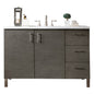 Metropolitan 48" Single Vanity Cabinet, Silver Oak