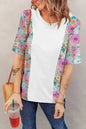 Floral Patchwork Top - Short Sleeve Summer Tee | Femstylo