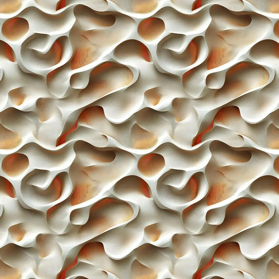 Carved Alabaster Waves