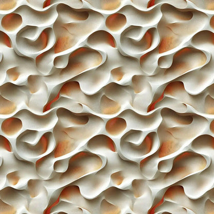 Carved Alabaster Waves