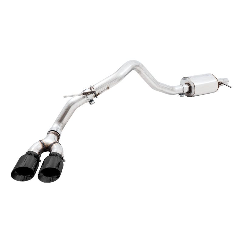 AWE Tuning 2019+ Ford Ranger 0FG Performance Exhaust System w/Diamond Black Tips & Rock Guard