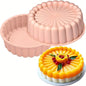 Durable NonStick Silicone Round Cake Mold