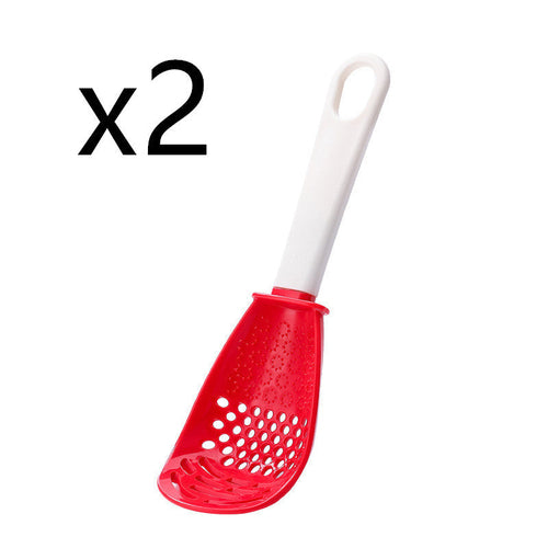Multifunctional Slotted Spoon Grinding Cooking Spoon Mashed Auxiliary | Kitchen Accessories | Kitchen + Metal