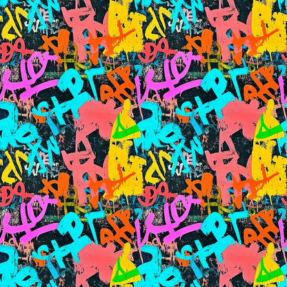 Downtown Pulse Abstract Graffiti