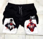 Marvel Spider-Man Venom Gym Shorts Men Fitness