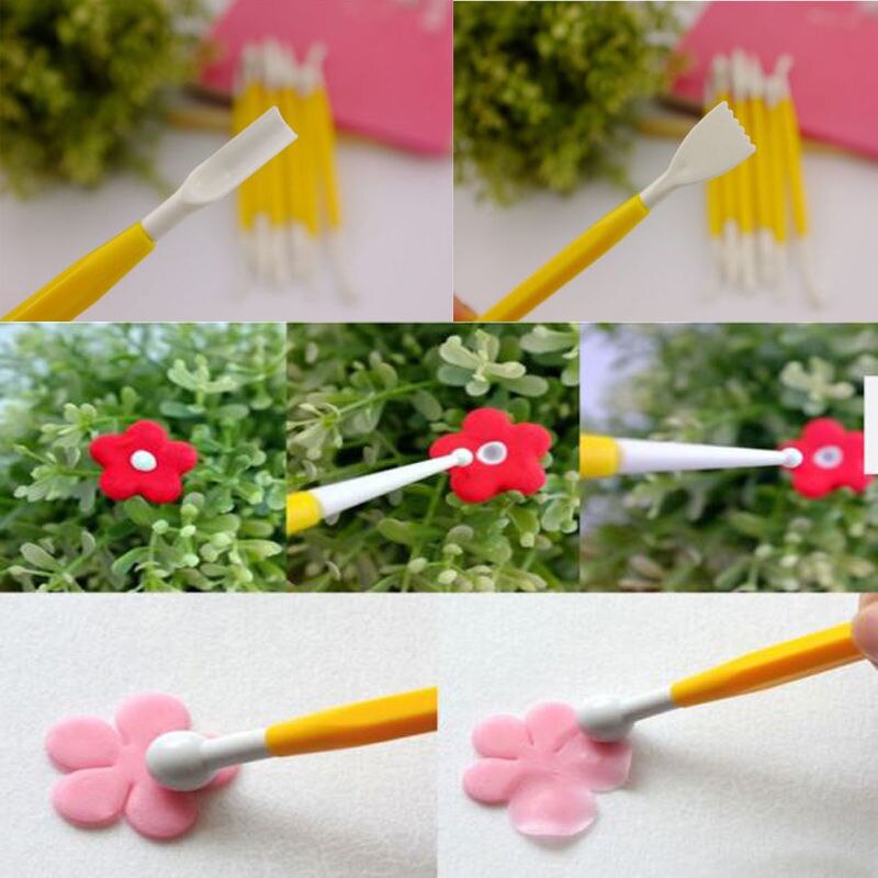 8 Pcs Kit Fondant Cake Decorating Flower