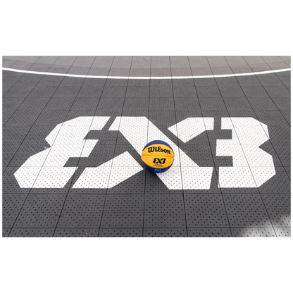USA Enlio Official 3X3 Basketball Court – FIBA Certified – 25' x 40' Half Court