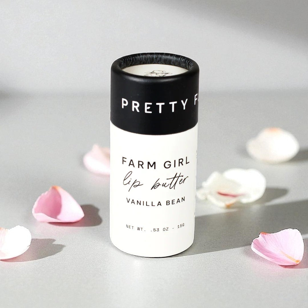 Vanilla Bean Tallow Lip Butter in Eco-Friendly Travel Tubes