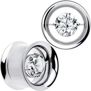 Gem Floating Screw Fit Tunnel Plug Set Available Sizes 8mm to 16mm