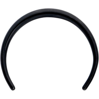 16G 3/8 Black Pincher Crescent Taper
