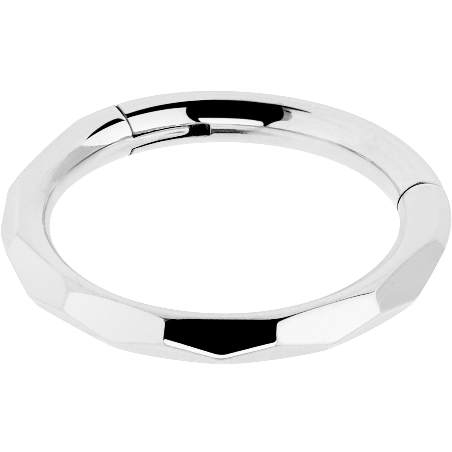 Implant Grade Titanium Hinged Segment Ring - 16G 5/16