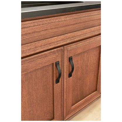 96 mm Center-to-Center Satin Nickel Strap Mirada Cabinet Pull