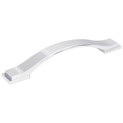 96 mm Center-to-Center Satin Nickel Strap Mirada Cabinet Pull