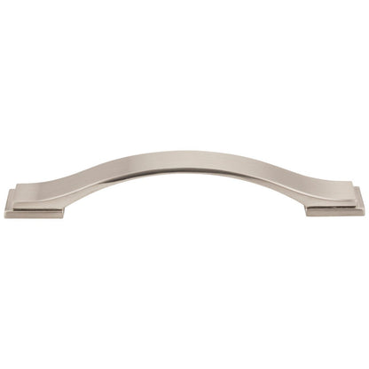 96 mm Center-to-Center Satin Nickel Strap Mirada Cabinet Pull
