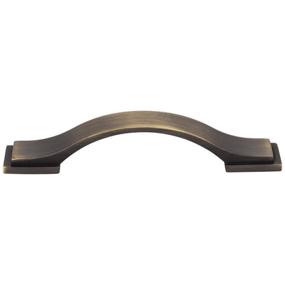 96 mm Center-to-Center Satin Nickel Strap Mirada Cabinet Pull