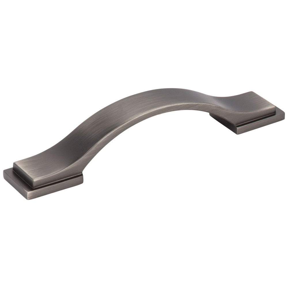 96 mm Center-to-Center Satin Nickel Strap Mirada Cabinet Pull