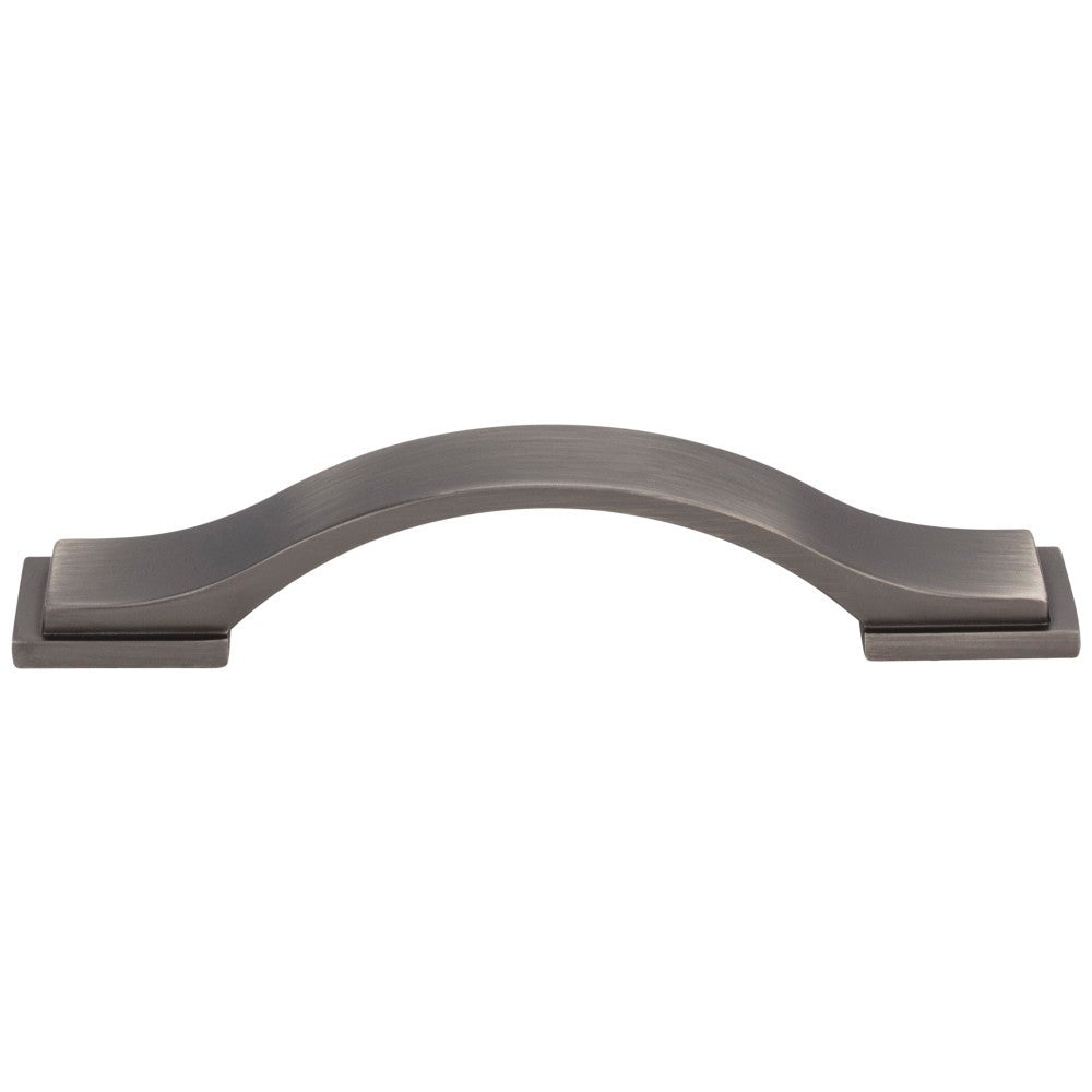 96 mm Center-to-Center Satin Nickel Strap Mirada Cabinet Pull