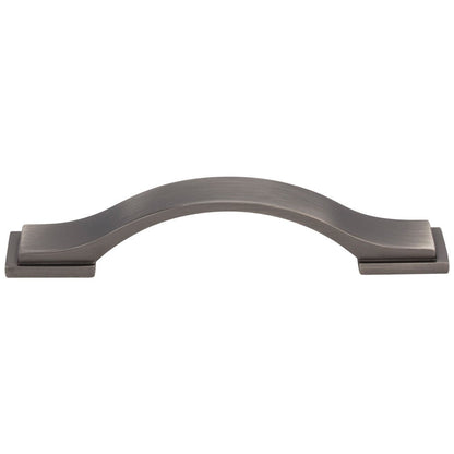 96 mm Center-to-Center Satin Nickel Strap Mirada Cabinet Pull