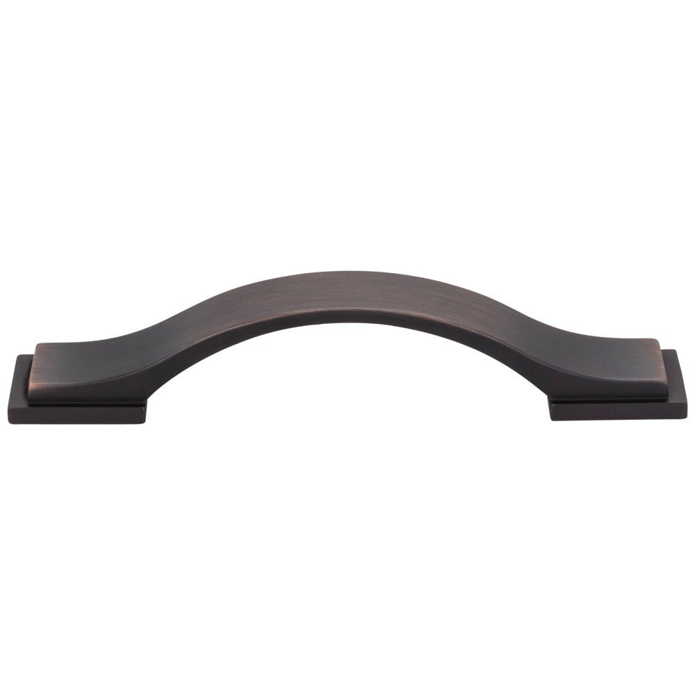 96 mm Center-to-Center Satin Nickel Strap Mirada Cabinet Pull