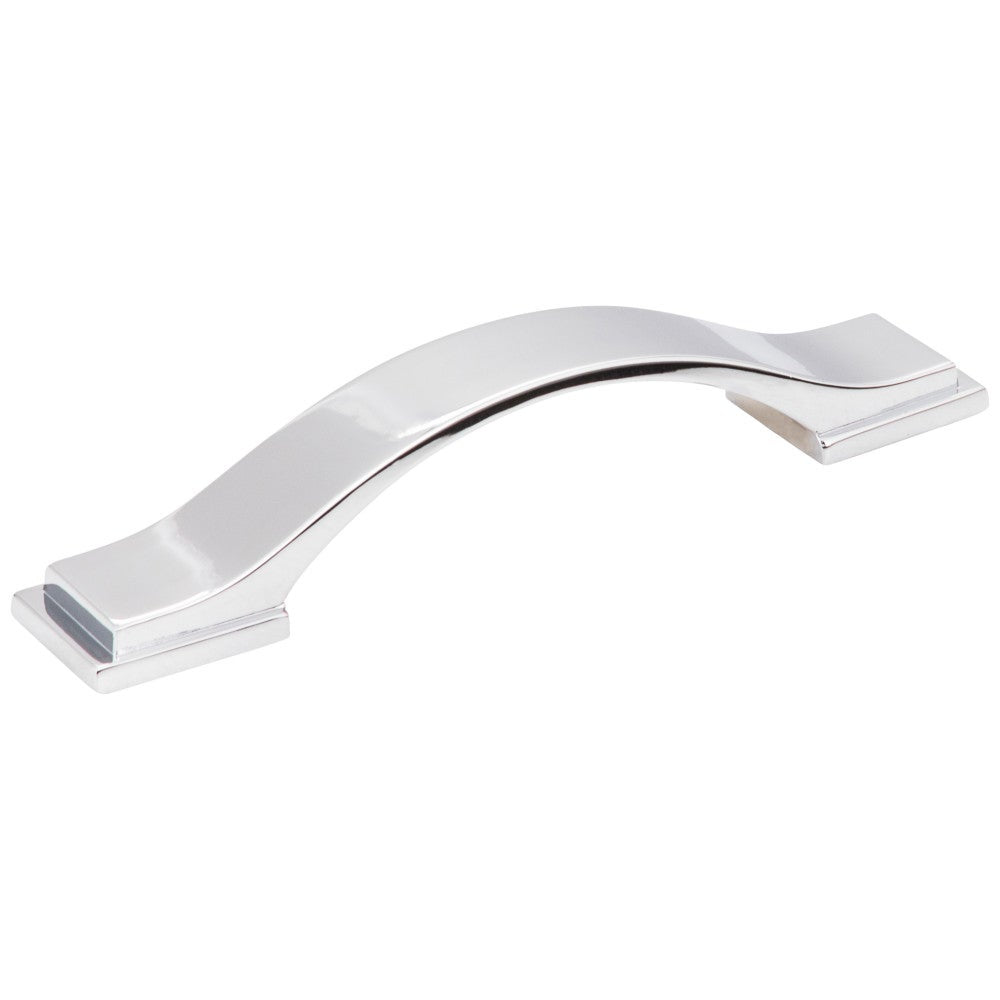 96 mm Center-to-Center Satin Nickel Strap Mirada Cabinet Pull