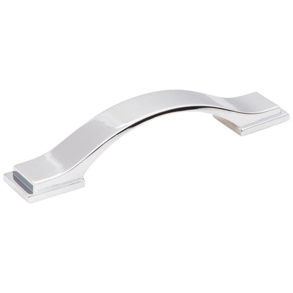 96 mm Center-to-Center Satin Nickel Strap Mirada Cabinet Pull
