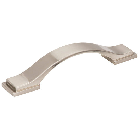96 mm Center-to-Center Satin Nickel Strap Mirada Cabinet Pull