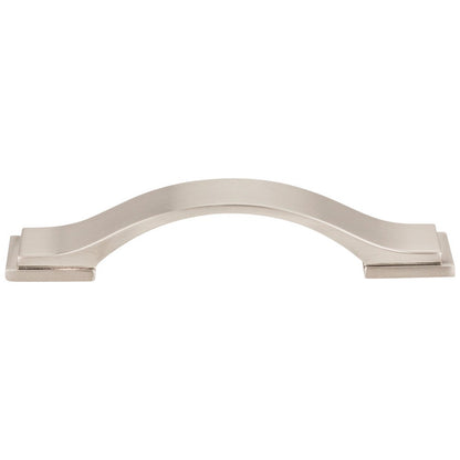 96 mm Center-to-Center Satin Nickel Strap Mirada Cabinet Pull