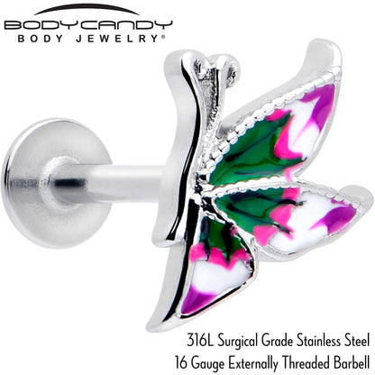 16G 5/16 Profile Butterfly Labret Monroe Tragus