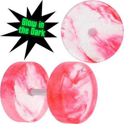 Glow in the Dark Two Tone Cheater Plug Set