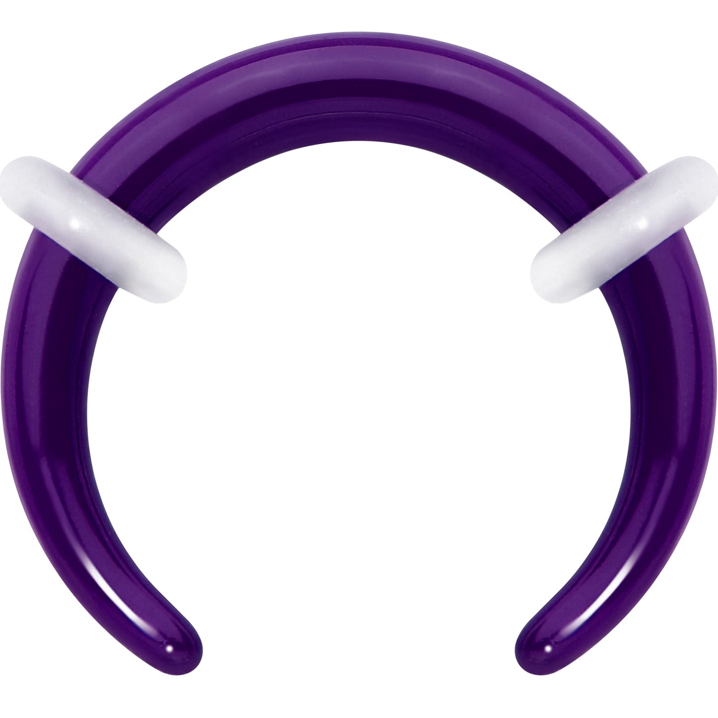 Stainless Steel Crescent Pincher Septum Ring - 14G and 16G