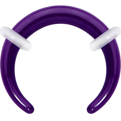 Stainless Steel Crescent Pincher Septum Ring - 14G and 16G