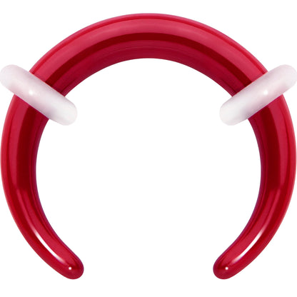 Stainless Steel Crescent Pincher Septum Ring - 14G and 16G