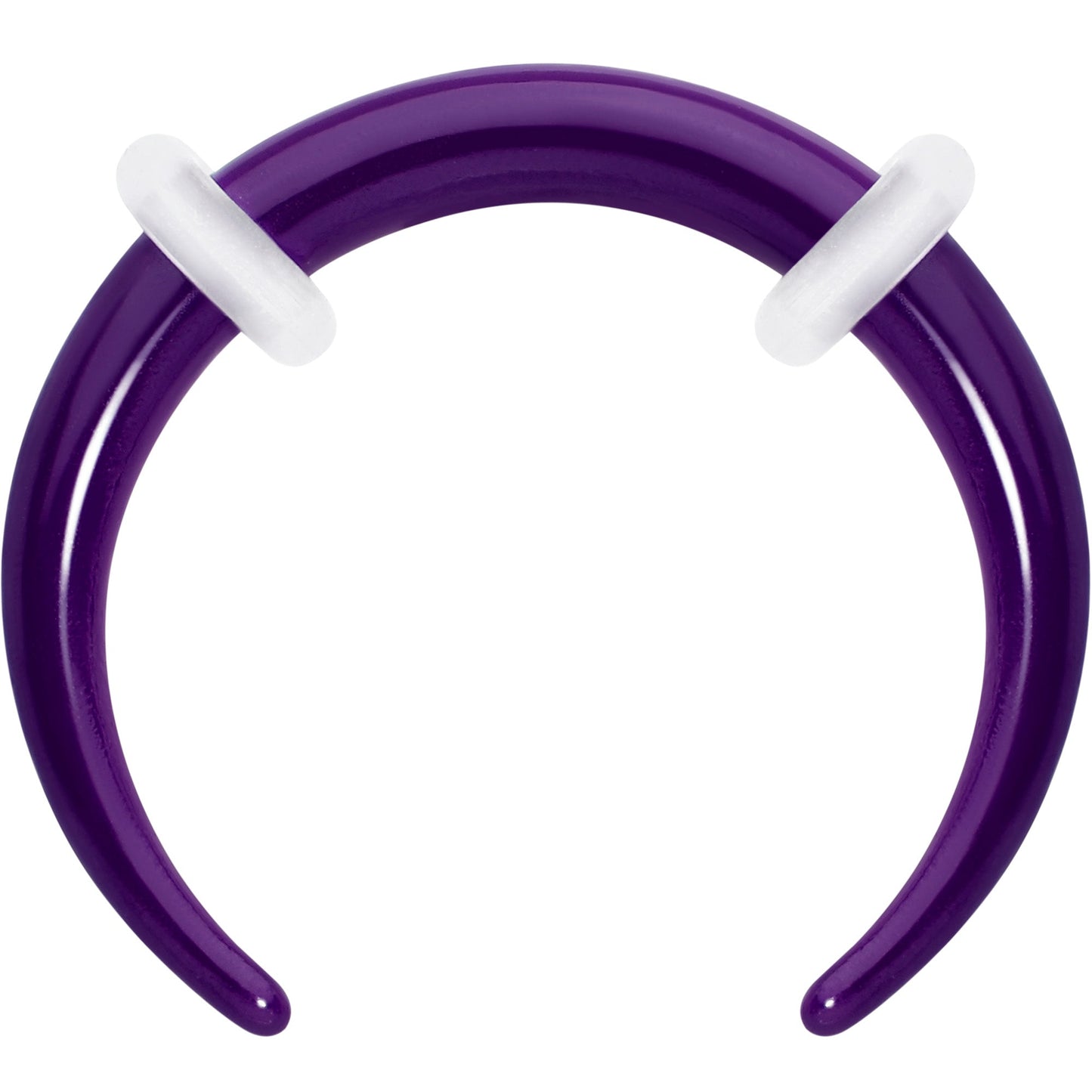 Stainless Steel Crescent Pincher Septum Ring - 14G and 16G