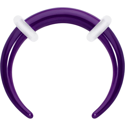 Stainless Steel Crescent Pincher Septum Ring - 14G and 16G