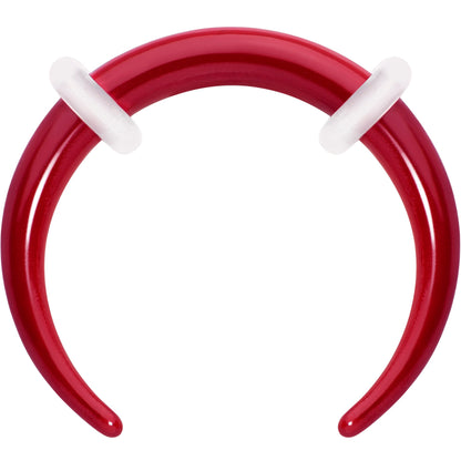 Stainless Steel Crescent Pincher Septum Ring - 14G and 16G