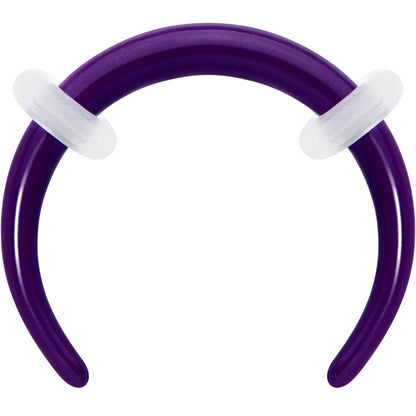 Stainless Steel Crescent Pincher Septum Ring - 14G and 16G