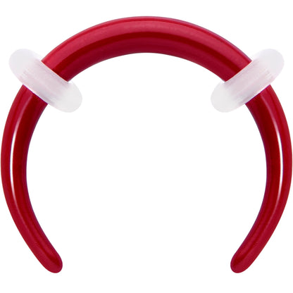 Stainless Steel Crescent Pincher Septum Ring - 14G and 16G