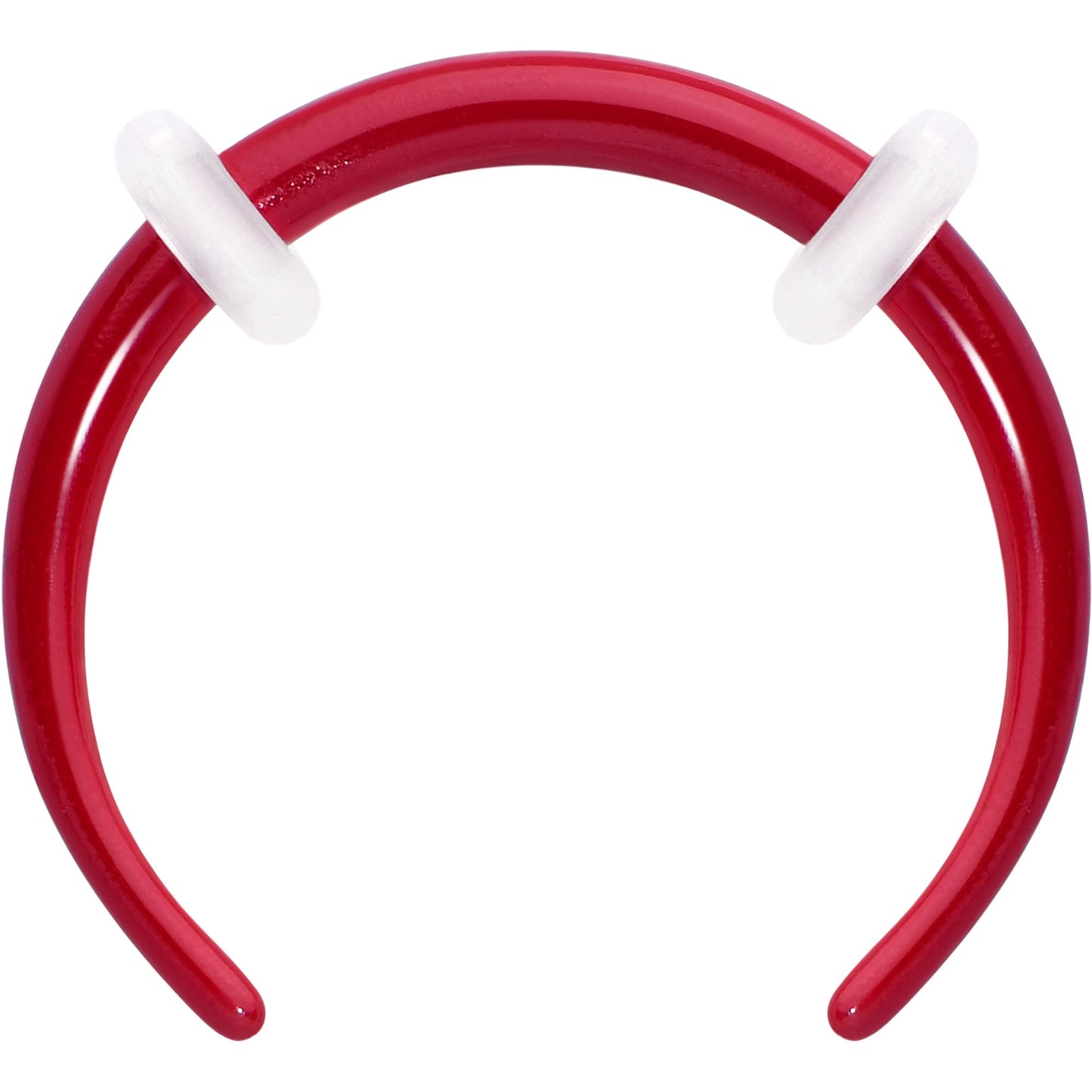 Stainless Steel Crescent Pincher Septum Ring - 14G and 16G