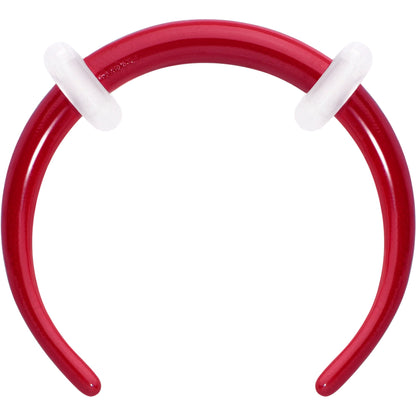 Stainless Steel Crescent Pincher Septum Ring - 14G and 16G