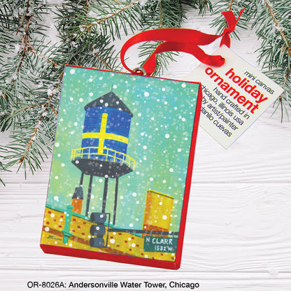 Andersonville Water Tower, Chicago, Ornament (OR-8026B)